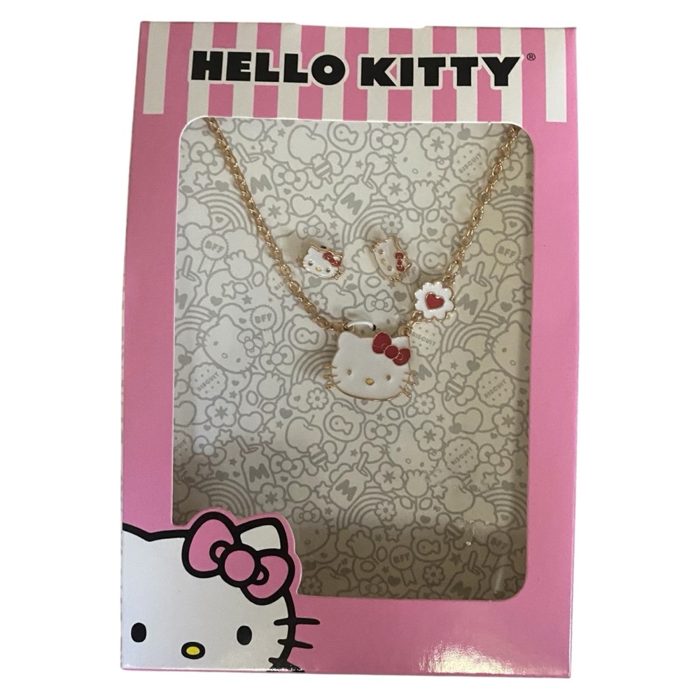 Hello Kitty Necklace and Earring Set